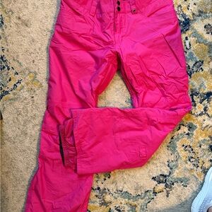 Women Pink burton ski snowboard pants